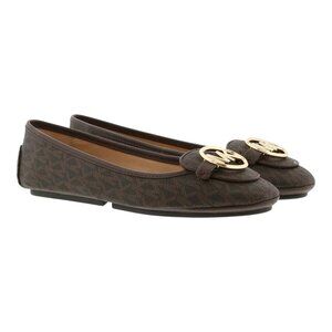 Michael Kors Lillie Moccasin Flats Brown Size 7.5